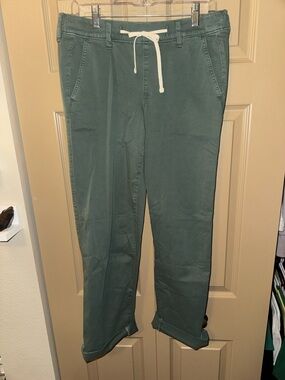NWT - Torrid Weekend Mid-Rise Twill Straight Pant (00R/10) Agave Green
